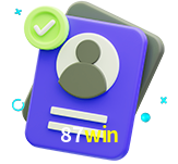 Tornar-se um membro do 87win é muito simples